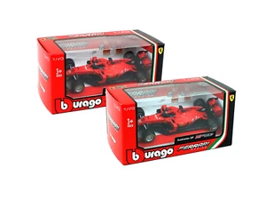 Bburago Ferrari SF90 Australian GP 2019 - Vettel & Leclerc 2 Car Set 1/43 Scale - Picture 1 of 2