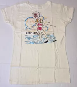 Suavecita Fun In The Sun Tee Women’s Size Medium, California Beach Pin Up Girl - Picture 1 of 7
