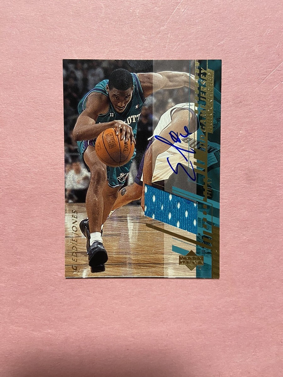 Eddie Jones Basketball Sports Trading Card Singles Autographed for 