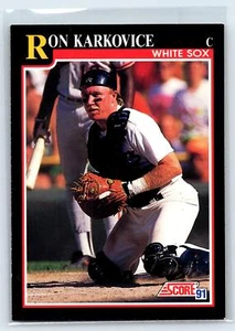 Ron Karkovice 1991 Score Chicago White Sox #833 - Picture 1 of 2