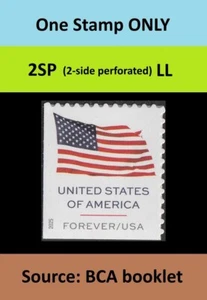 US 6021 Flagge F 2SP Single LL (aus BCA Booklet) MNH 2025 - Bild 1 von 3