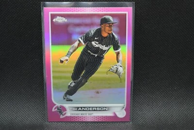 Tim Anderson #197 - 2022 Topps Chrome - Pink Refractor - Image 1 of 2