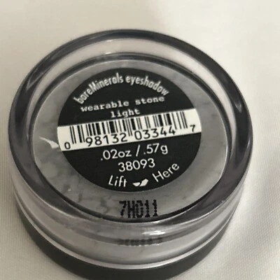 bareMinerals Eyeshadow WEARABLE STONE LIGHT Loose Powder NEW .02 Oz - Image 1 of 4