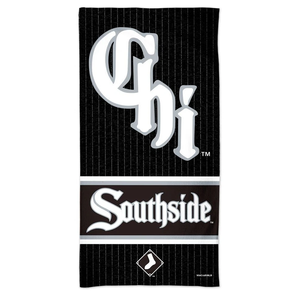 CHICAGO WHITE SOX CITY SOUTHSIDE 30"X60" SPECTRA BEACH TOWEL NEW WINCRAFT 👀 - Image 1 of 1