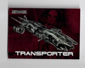 Terminator Salvation Topps 2009 Embossed Foil Card 4 Transporter - Picture 1 of 2