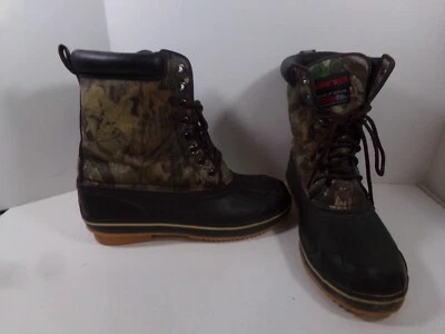 TIMBER WOLF Thermo Lite Men's Size 13 Shank Camo Hunting Boots Thermolite Dupont - Image 1 of 4