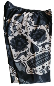 SUGAR SKULL Leggings Size 16 Stretch Pants SHIPS FAST HALLOWEEN FREE SHIPPING - Picture 1 of 6