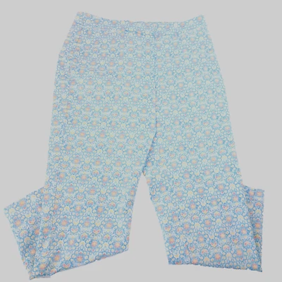 Ruby Rd Floral Capris Pants Women's 10 32x26 Mid Rise Stretch Cottage Feminine - Image 1 of 4