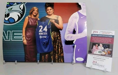 Alissa Pili Autographed Signed 8.5x11 Draft Photo - WNBA LYNX With COA - Image 1 of 4