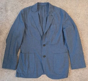 J.Crew Slim unstructured Thompson Blazer Blue AK882 Men's 40 - Picture 1 of 7
