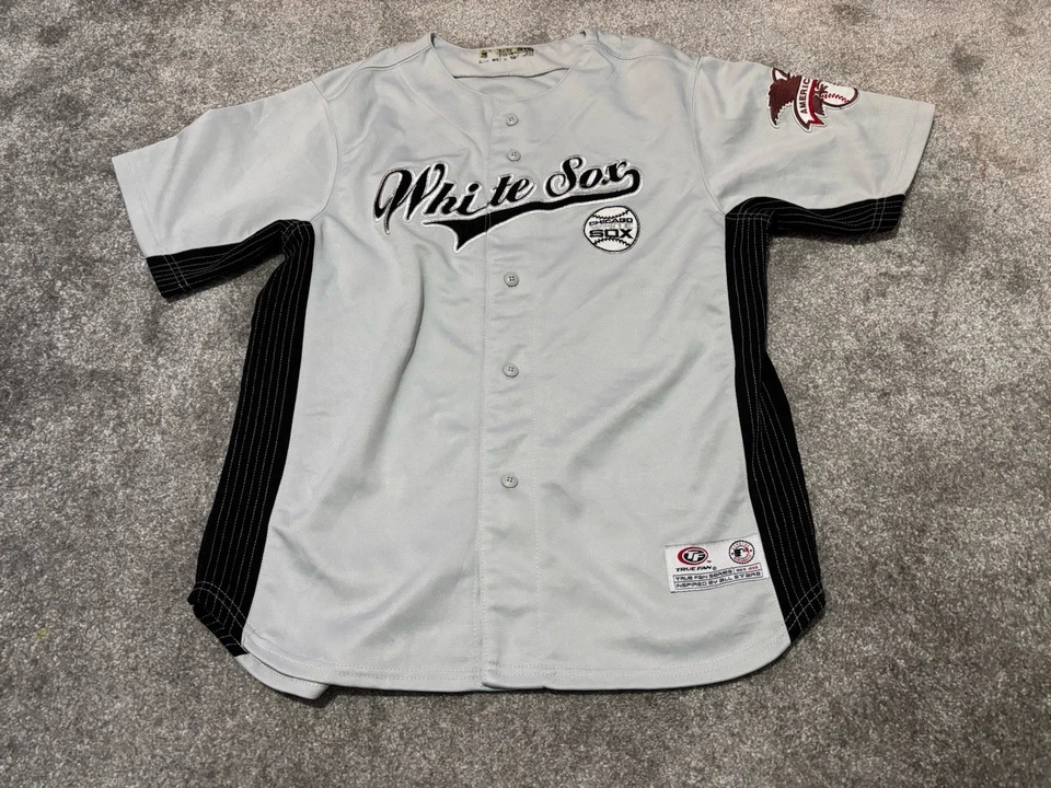 Camiseta True Fan Chicago White Sox gris para hombre pequeña MLB - Imagen 1 de 4