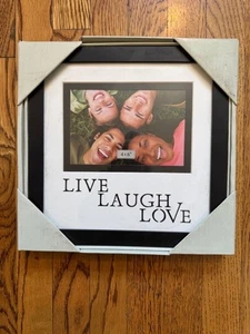 Marco de fotos Live Love Laugh para fotografía 4 x 6 nuevo - Imagen 1 de 5