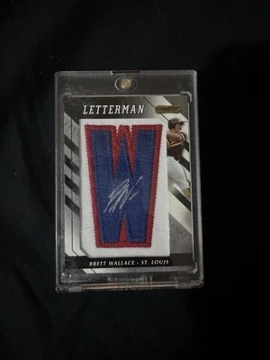 2008 Razor Letterman - Brett Wallace #BW-W Numbered to 16/20 - Original - Image 1 of 4