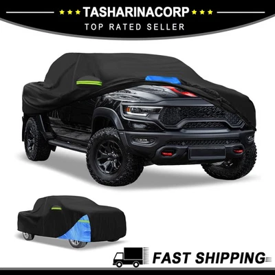 Cubierta de coche con cremalleras izquierdas para Dodge para Ram 210D negro azul Foto 1 de 4