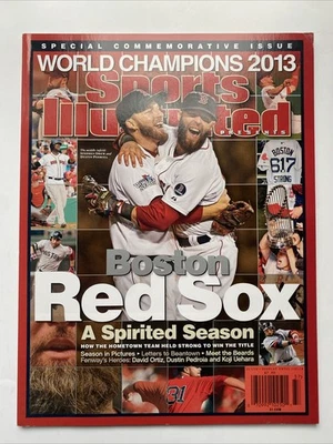 2013 BOSTON RED SOX Sports иллюстрированный MLB World Series чемпионов Дастин Педройя - Изображение 1 из 2