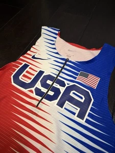 Neu ohne Etikett Nike Pro Elite Team USA Trainingsanzug Speed CV0001-636 Herren Größe Small PE - Bild 1 von 8