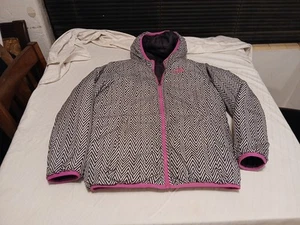 THE NORTH FACE Reversible Puffer Jacket Girl's Size Large 14/16 - Picture 1 of 23