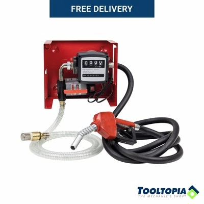 SIP Diesel Transfer Pump Electric 12V 160W 40L/min Flow Rate with Fuel Meter - Image 1 of 4