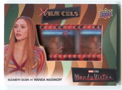 ELIZABETH OLSEN Wanda Maximoff 2022 Marvel WandaVision 1970's FILM CELS 1970-1 - Image 1 of 2