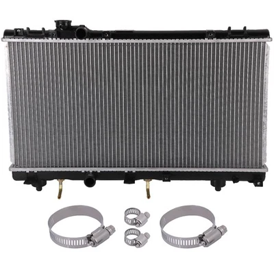 Radiador con abrazaderas de manguera de aceite para 96-99 Toyota Paseo 95-97 Toyota Tercel Foto 1 de 4