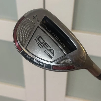 Adams Idea A12 OS Hybrid 4 Iron Golf Club Right Handed Light Weight Stiff - Image 1 of 4