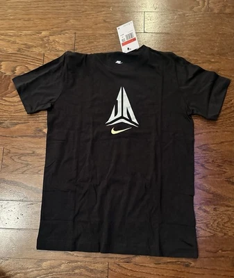 Nike Ja Morant T Shirt Kids Youth Size Large Hf5991-010 Black NWT’s - Image 1 of 4