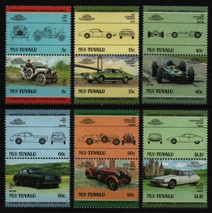 Tuvalu - Nui 1985 - Mi-Nr. 59-70 ** - MNH - Coches / Coches - Imagen 1 de 1