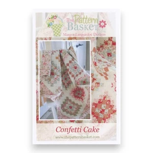 Confetti Cake Quilt Pattern 64" x 76 1/4" by Margot Languedoc Designs - TPB 0716 - Picture 1 of 4
