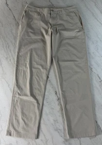 Lululemon ABC Slim Fit Woven Air Trouser Pants Mens 34x30 Light Ivory - Picture 1 of 4