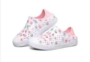 Skechers Mädchen Foamies Guzman Steps-Hello Daisy Sneaker-weiß/rosa Big Kid Gr. 3 - Bild 1 von 18