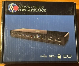 HP 3005PR USB 3.0 PORT REPLICATOR  - Afbeelding 1 van 6