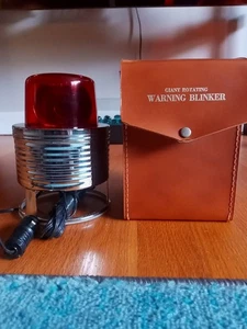 VINTAGE ASH FLASH Giant Warnblinker /AUTOMATIC RED WARNBLINKER NOS - Bild 1 von 7