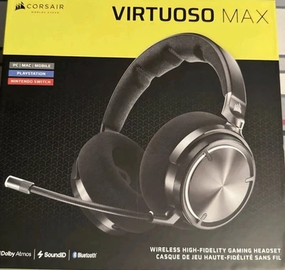 Corsair VIRTUOSO MAX Wireless TOP OF THE LINE GAMING HEADPHONES!!! LOWEST PRICE - Image 1 of 4