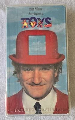 Toys VHS 1993 Robin Williams RARE Vintage Movie Tape PG-13 1992 Fox Levinson - Image 1 of 4