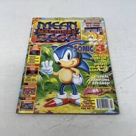 Mean Machines Sega Magazine Issue 16. Feb 94. Sonic 3, Eternal Champions. VGC