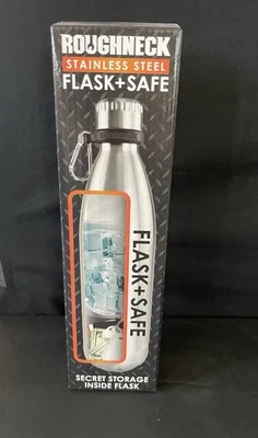 Roughneck Stainless Steel Safe Water Bottle with Secret Storage Compartment - Image 1 of 4