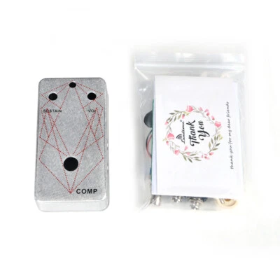 Zum Selbermachen Landtone Kompressor Gitarrenpedal alle Kits mit 1590B und 3PDT9PIN Fußschalter - Bild 1 von 4