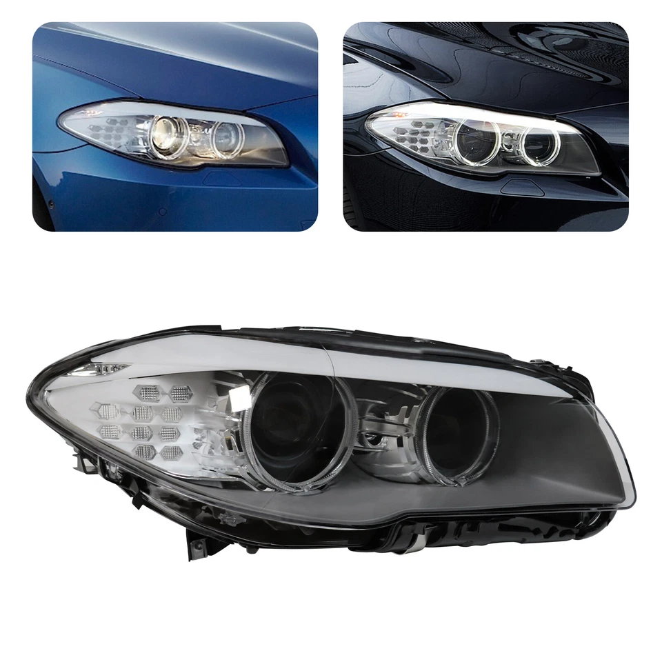 Xenon Headlight Right Side Lamp For 2011-2013 Bmw 5 Series F10 528i 535i 550i US Foto 1 de 4