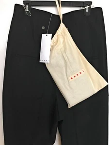 MARNI Authentic Pantalones de Mujer 100% Lana Virgen Talla Negra ITALY 40 (Cintura 31 in) - Imagen 1 de 6