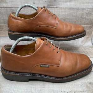 Mephisto Air Relax Goodyear Welt Derby Shoes Mens Size 9 Brown Leather Lace Up - Picture 1 of 14