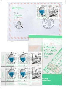 #75387 ARGENTINA 2024(23) UPAEP AMERICA PHILATELY,COMBO BLx4 MNH+FDC+BROCHURE - Picture 1 of 4