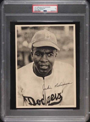 1947 Brooklyn Dodgers Picture Pack Jackie Robinson ROOKIE CARD! PSA 3 POP 3 RARE - Image 1 of 2