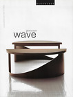 1999 The Wave Table Bernhardt Design Created by Gerard Taylor vintage ANNONCE IMPRIMÉE