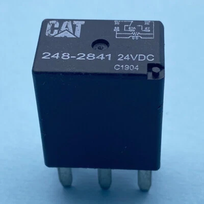 1PC CAT 248-2841 24VDC Power Relay 5Pins New - Image 1 of 4