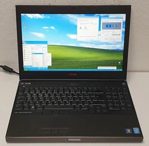 DELL PRECISION M4800 Windows XP Gamer i7 4 GB 500 GB computer portatile K2100M 15,6" DP HDMI - Foto 1 di 17