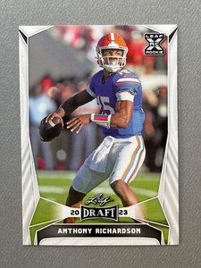 2023 Leaf Draft Football Anthony Richardson #40 Rookie RC Colts