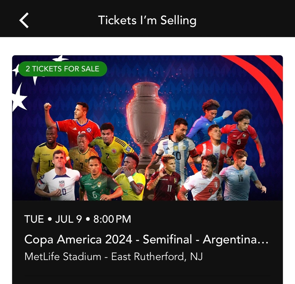 VER MESSI EN VIVO: Boletos Semifinales Argentina vs Canadá (2 por $700- Ticketmaster) Foto 1 de 1
