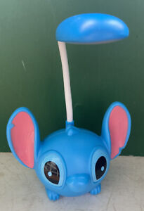 Disney Stitch LED Table Lamp  USB rechargeable w/Pencil Sharpener