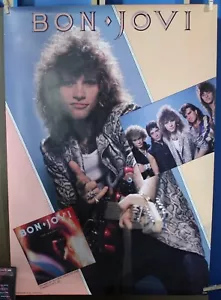 Bon Jovi 7800 Fahrenheit Vintage US Promo Poster VG 24" x 36" Unused - Picture 1 of 1