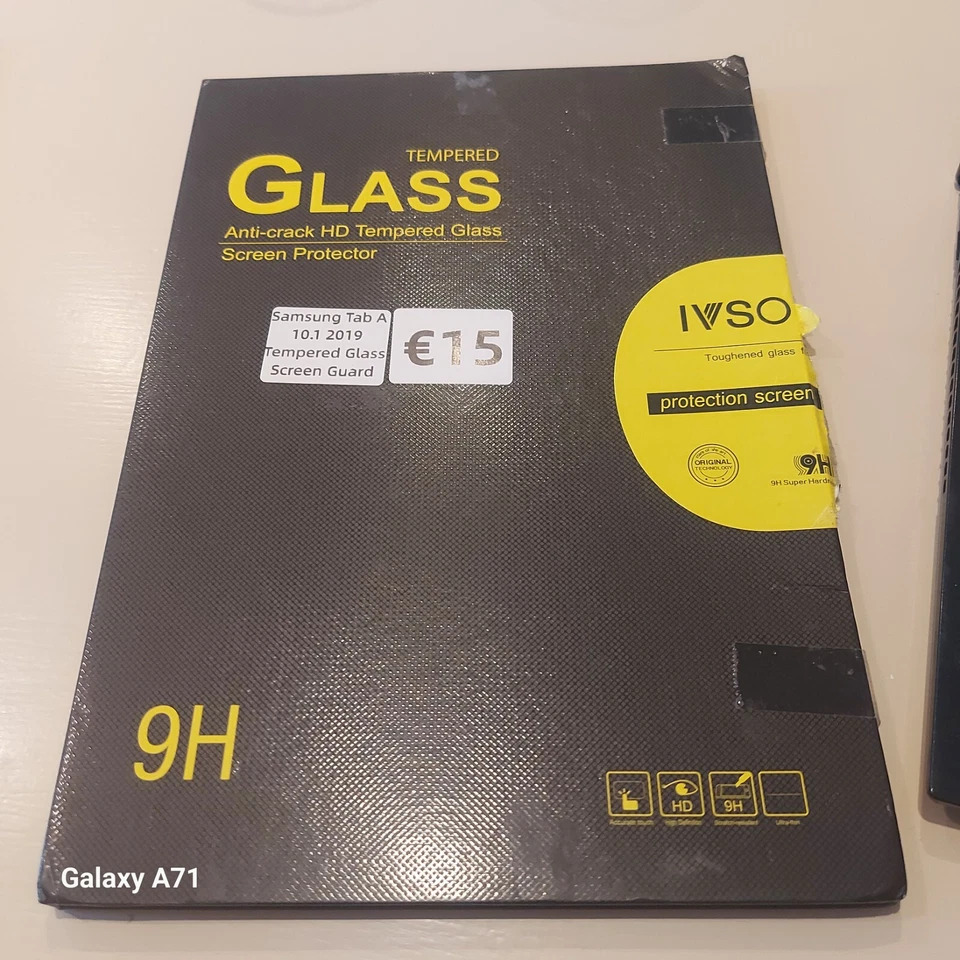 Samsung Tab A 10.1 2019 Tempered Glass Screen Guard - Image 1 of 2